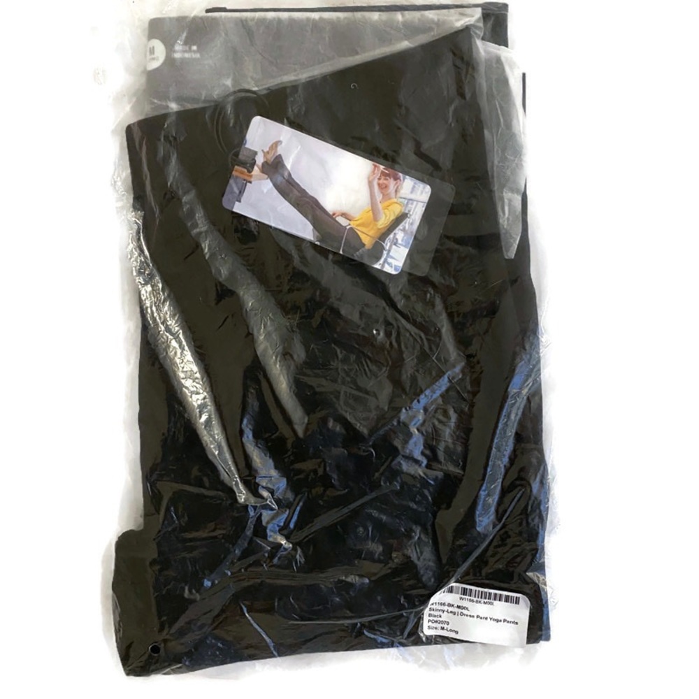 NWT Betabrand Skinny Leg Dress Pant Yoga Pant, Medium, Black